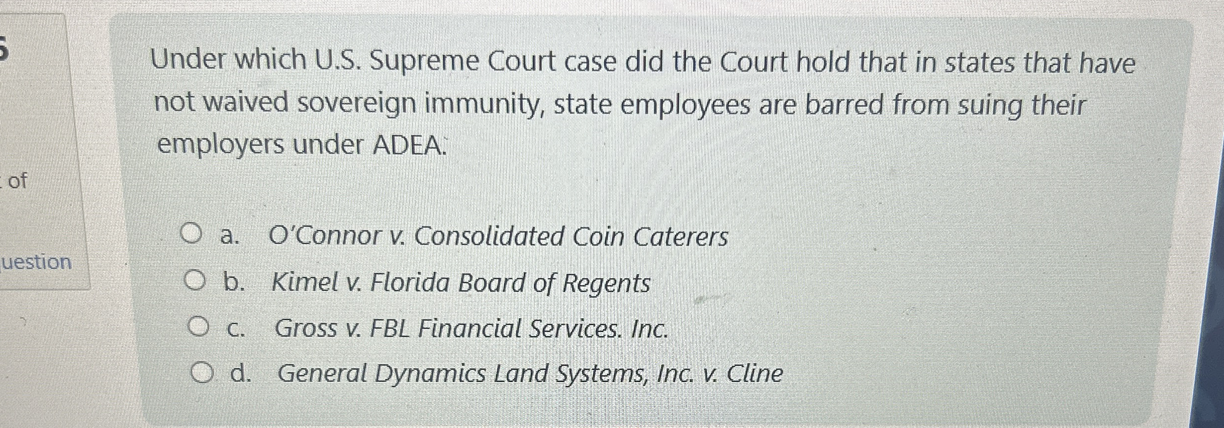 Under which U . S . Supreme Court case did the