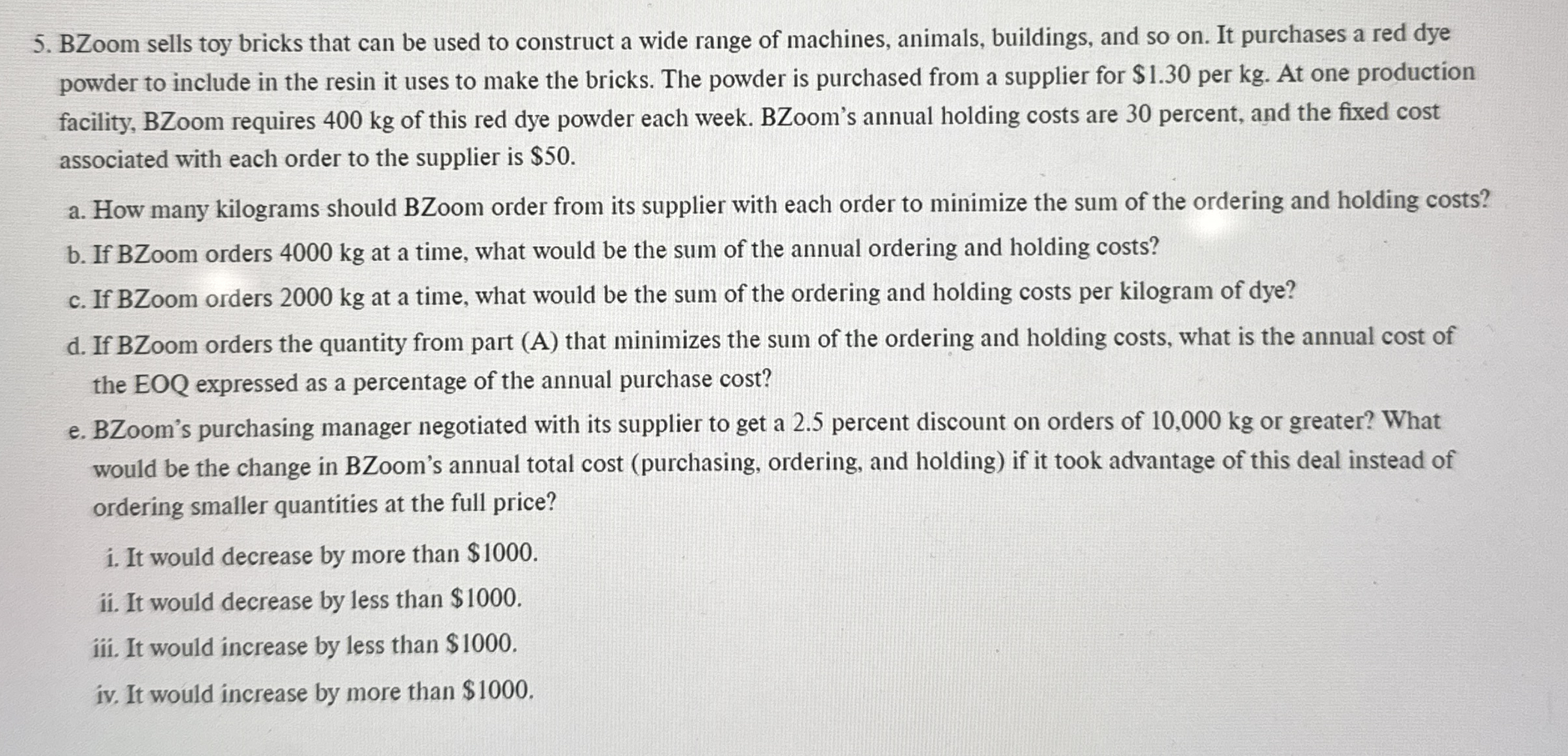 BZoom sells toy bricks that can be used to