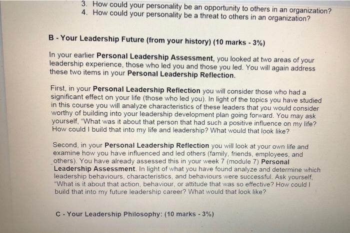 (20% course grade) Introduction: Throughout this