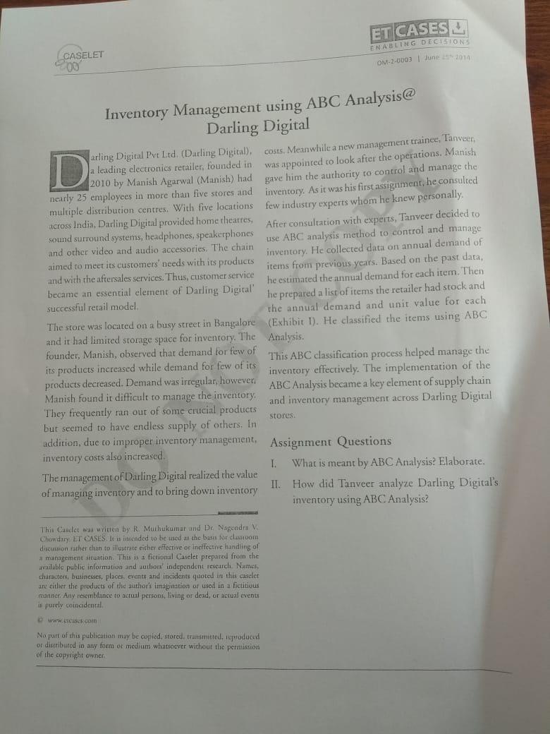 I NEED ANSWERS TO THE ABOVE MENTIONED CASE STUDY