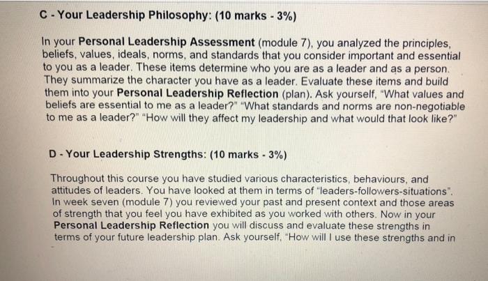 (20% course grade) Introduction: Throughout this