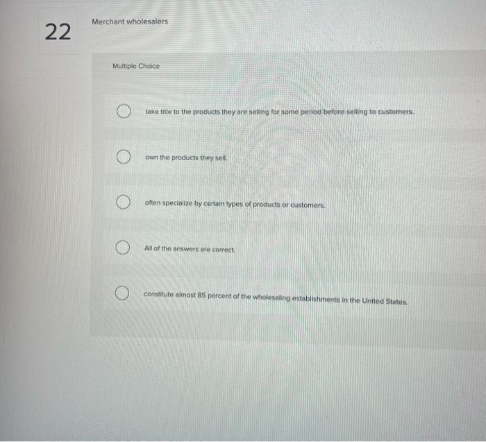 need help on the 5 Selective distribution 21