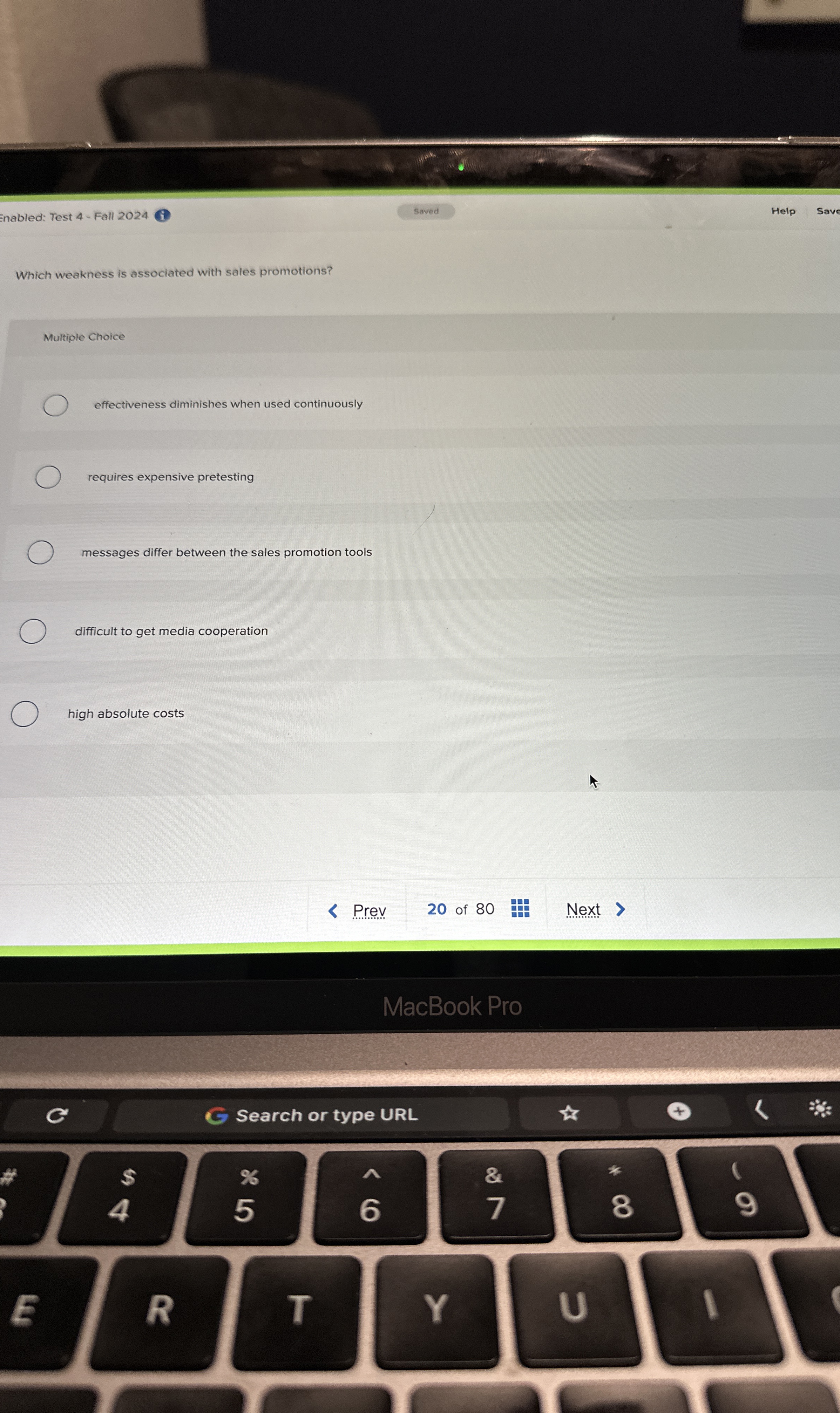 Enabled: Test 4 - Fall 2 0 2 4 Help Save Which
