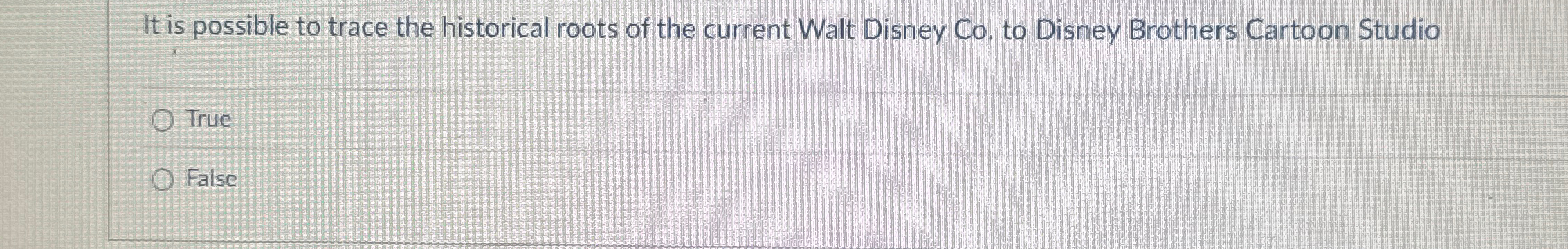It is possible to trace the historical roots of