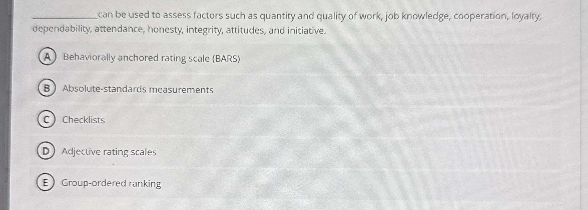 q , can be used to assess factors such as