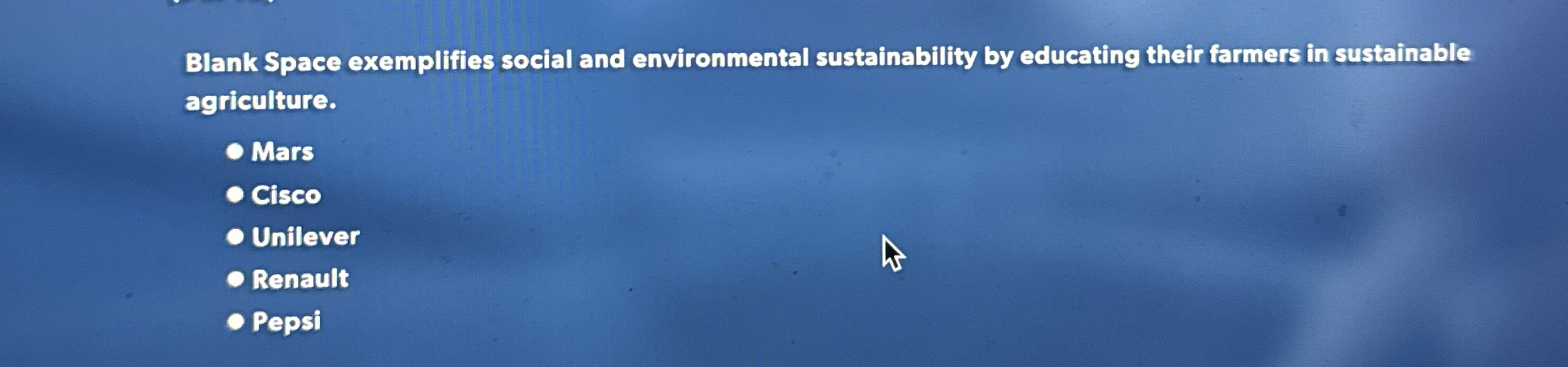 Blank Space exemplifies social and environmental