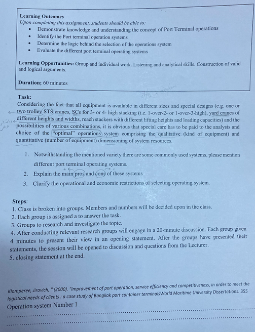 . Learning Outcomes Upon completing this