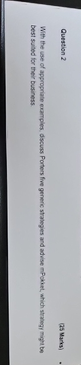 Question 2 ( 2 5 Marks ) With the use of