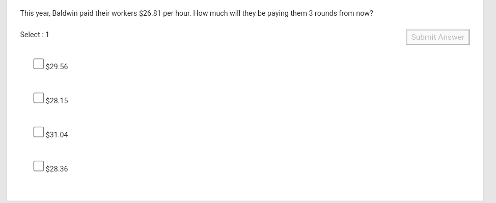 Suppose the Chester company expands to other