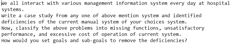 Sub-System Analysis and Design We all interact