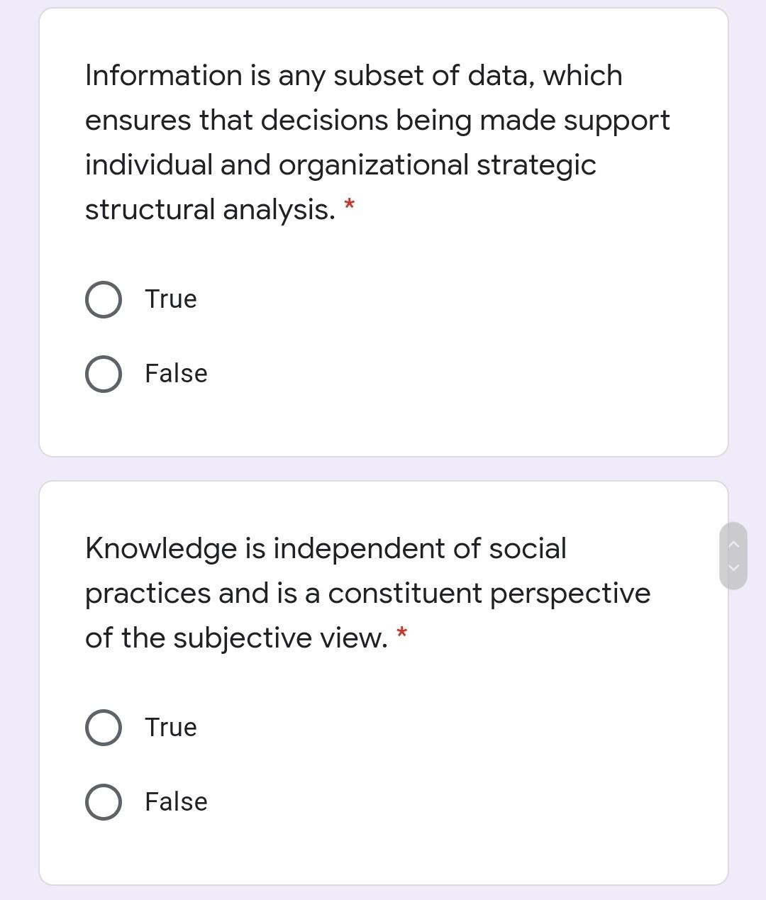 A difference between the development of