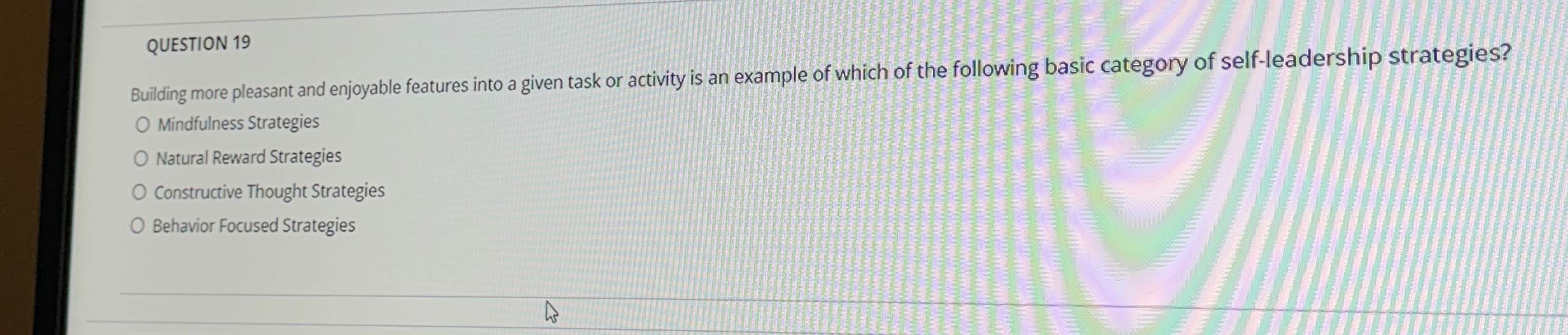 QUESTION 1 9 Building more pleasant and enjoyable
