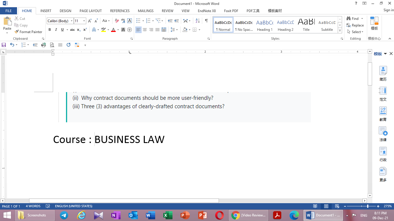 W] w Document1 - Microsoft Word ? - FILE HOME