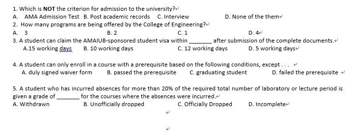 Q2) Yousuf, a new graduate from secondary school,