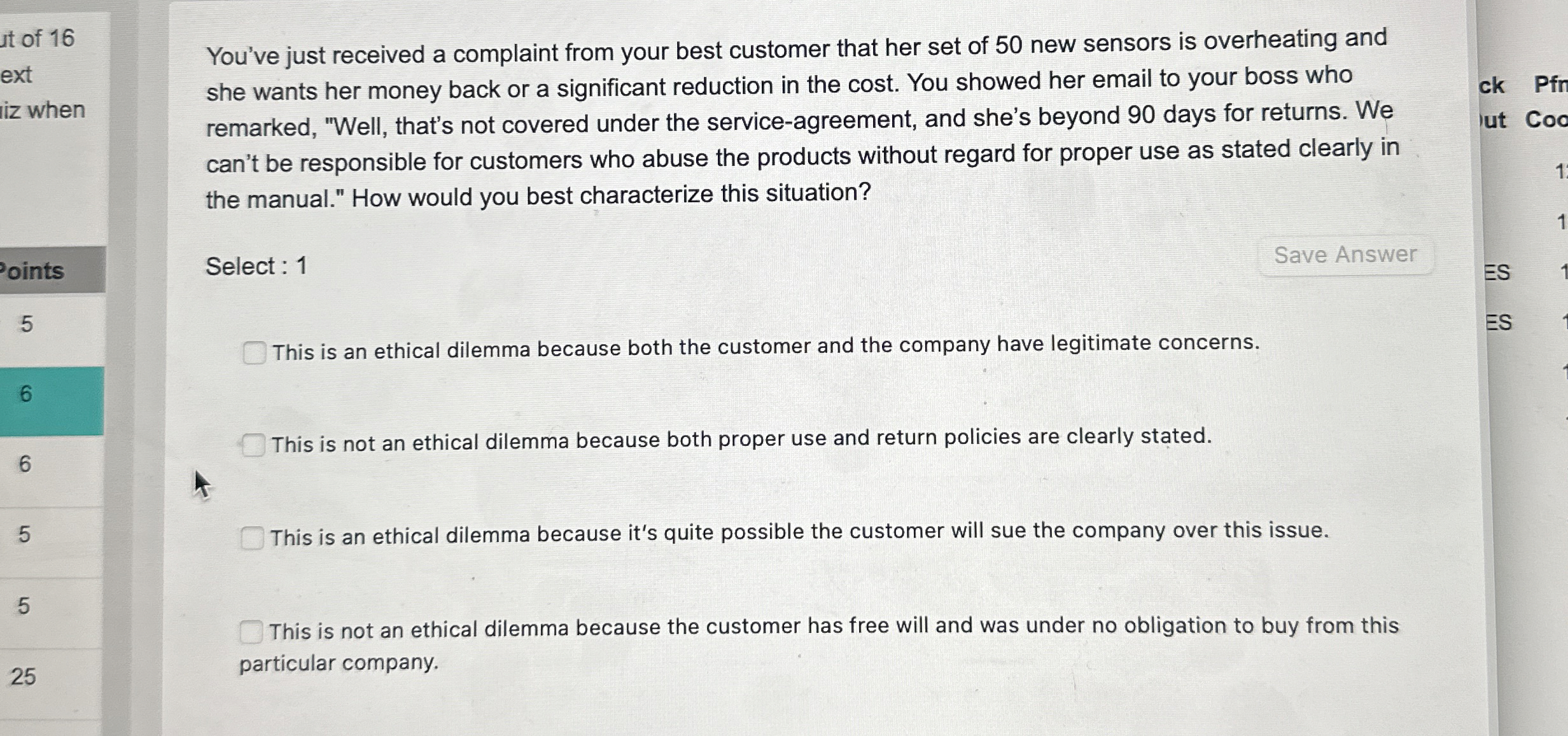 You've just received a complaint from your best