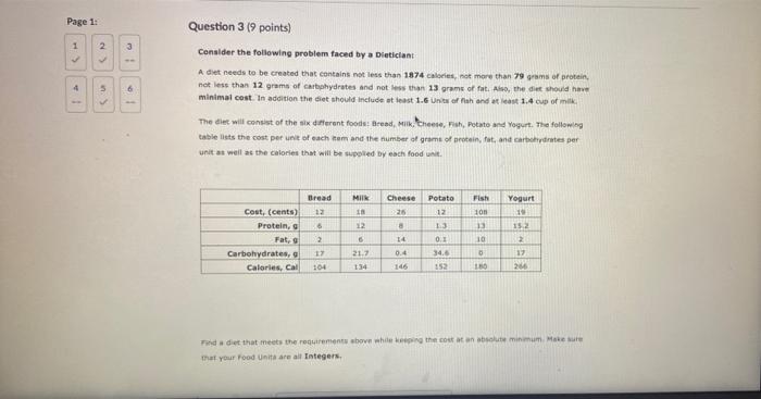 Page 1: Question 3 19 points) 1 2 2 3 Consider