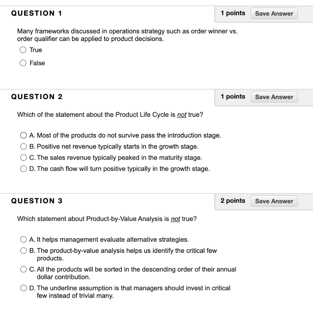 QUESTION 1 1 points Save Answer Many frameworks