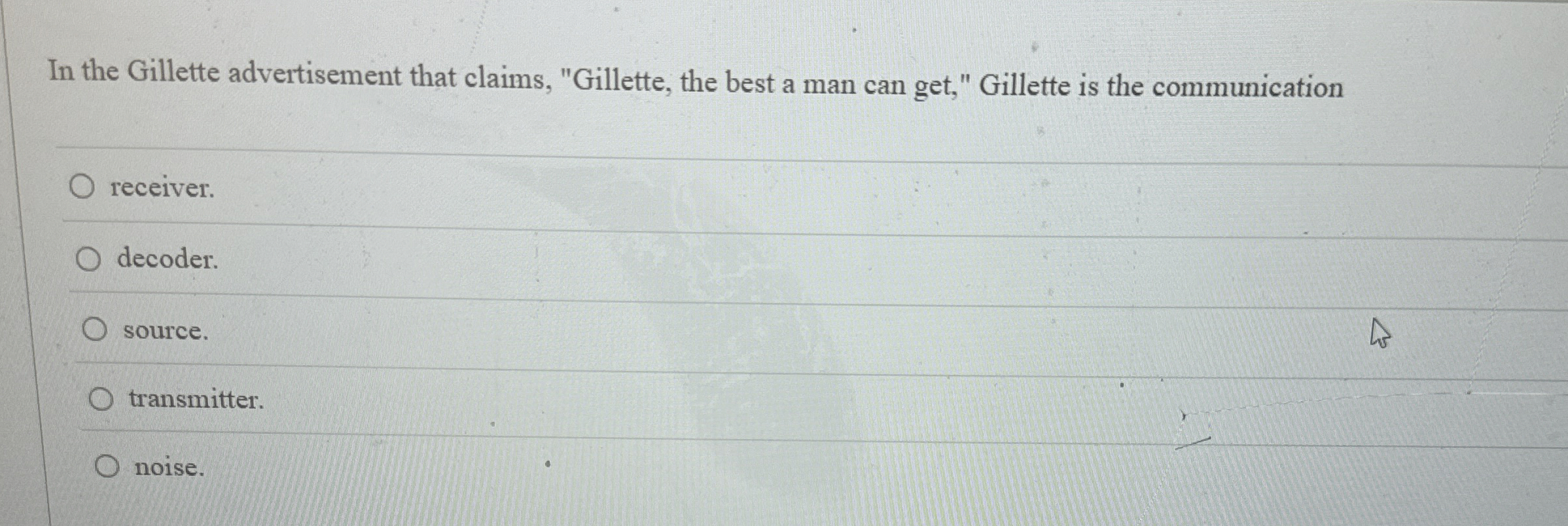 In the Gillette advertisement that claims,