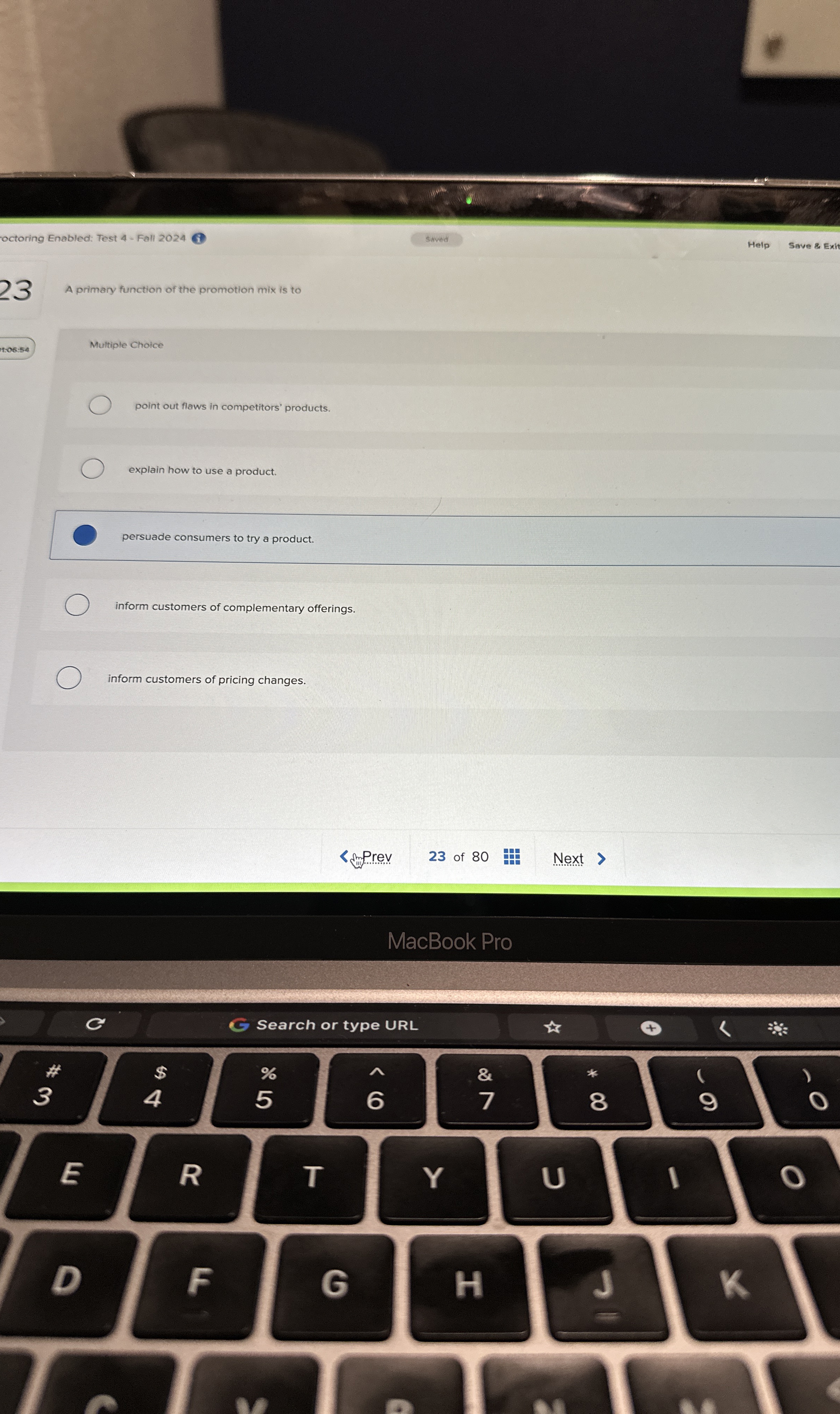 octoring Enabled: Test 4 - Fall 2 0 2 4 saved