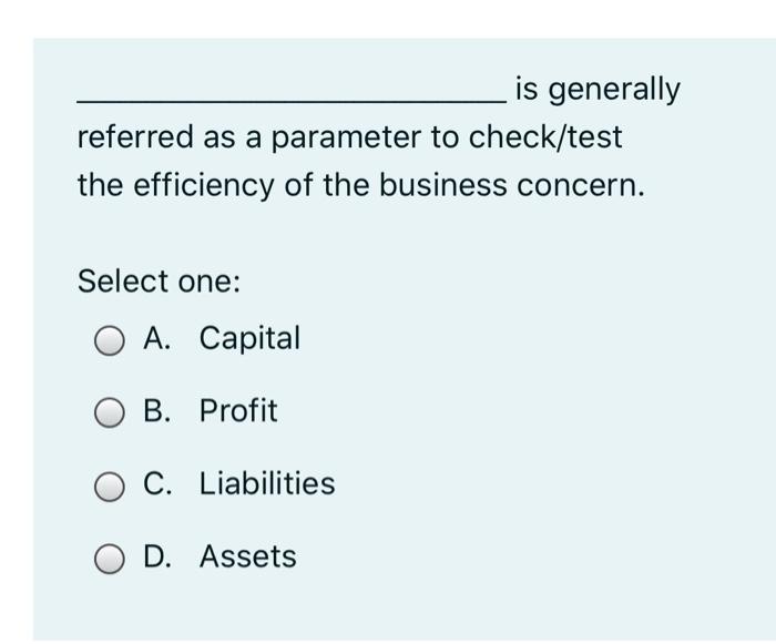 is generally referred as a parameter to