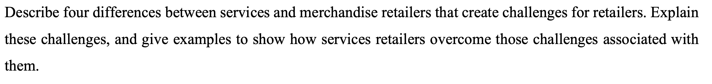 Q1 a) b) Describe four differences between