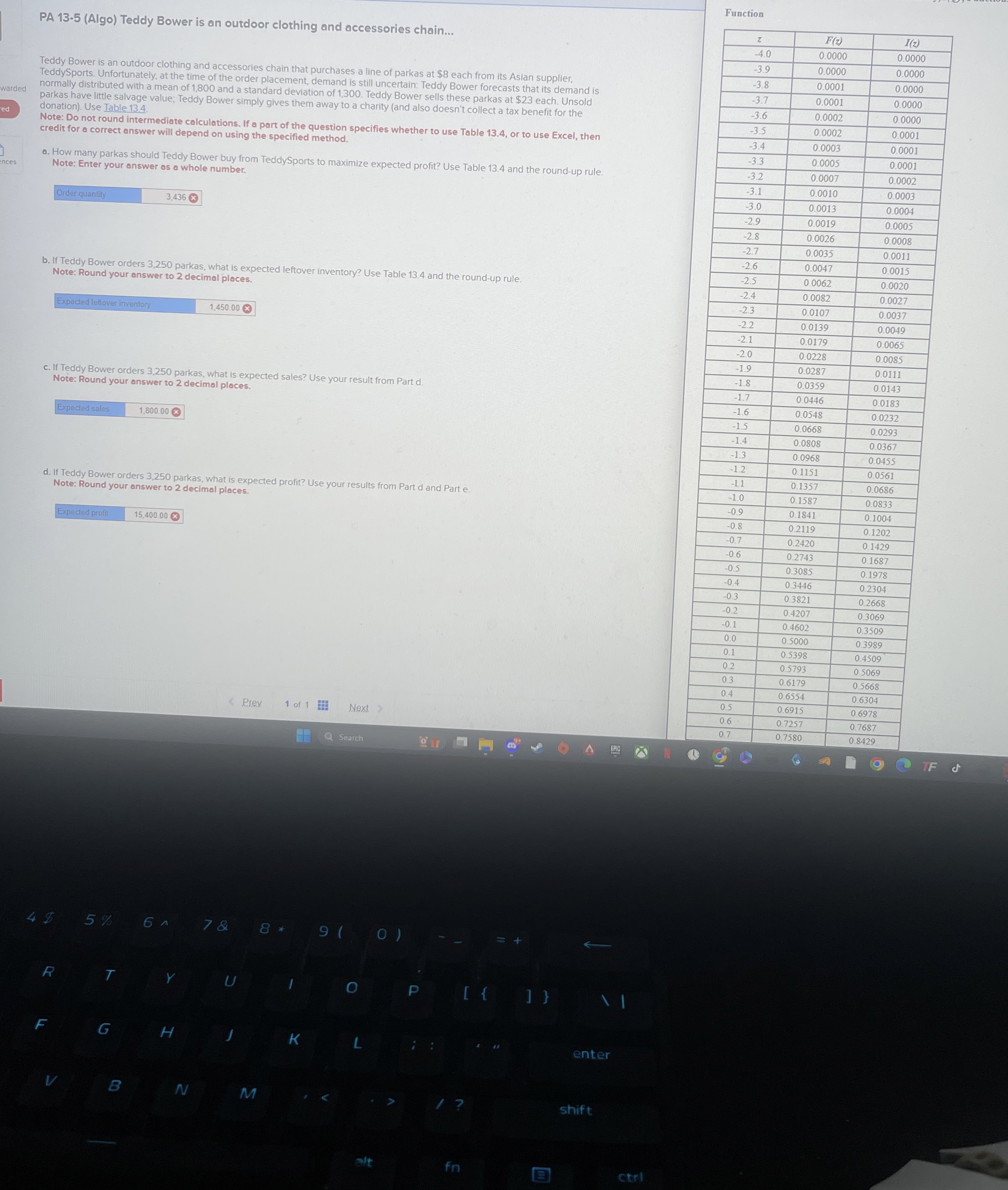 please solve a - d for me and show me how to do it