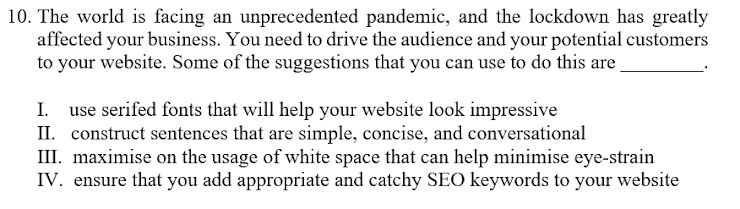 1. Today is Kristina's first day in the office.