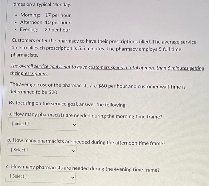 times on a typical Monday. . Morning: 17 per hour