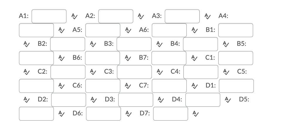 The following tableau in an iteration linear