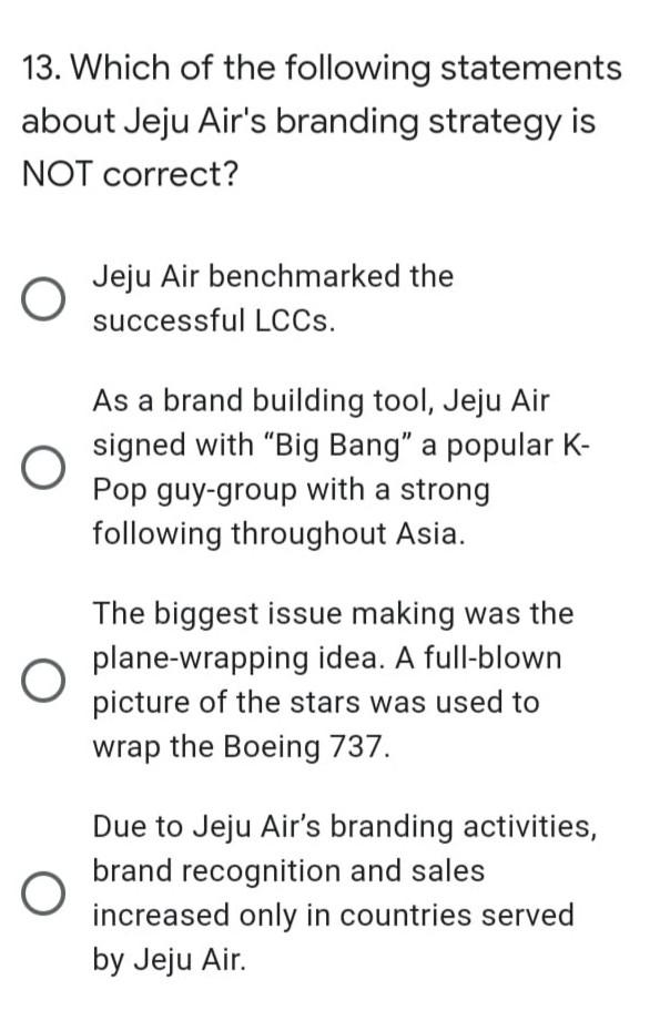 just mark answer and do not need any explanation.