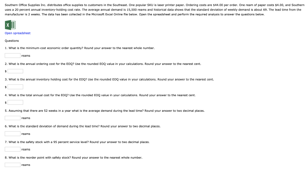 C Fixed Order Quantity Inventory System with