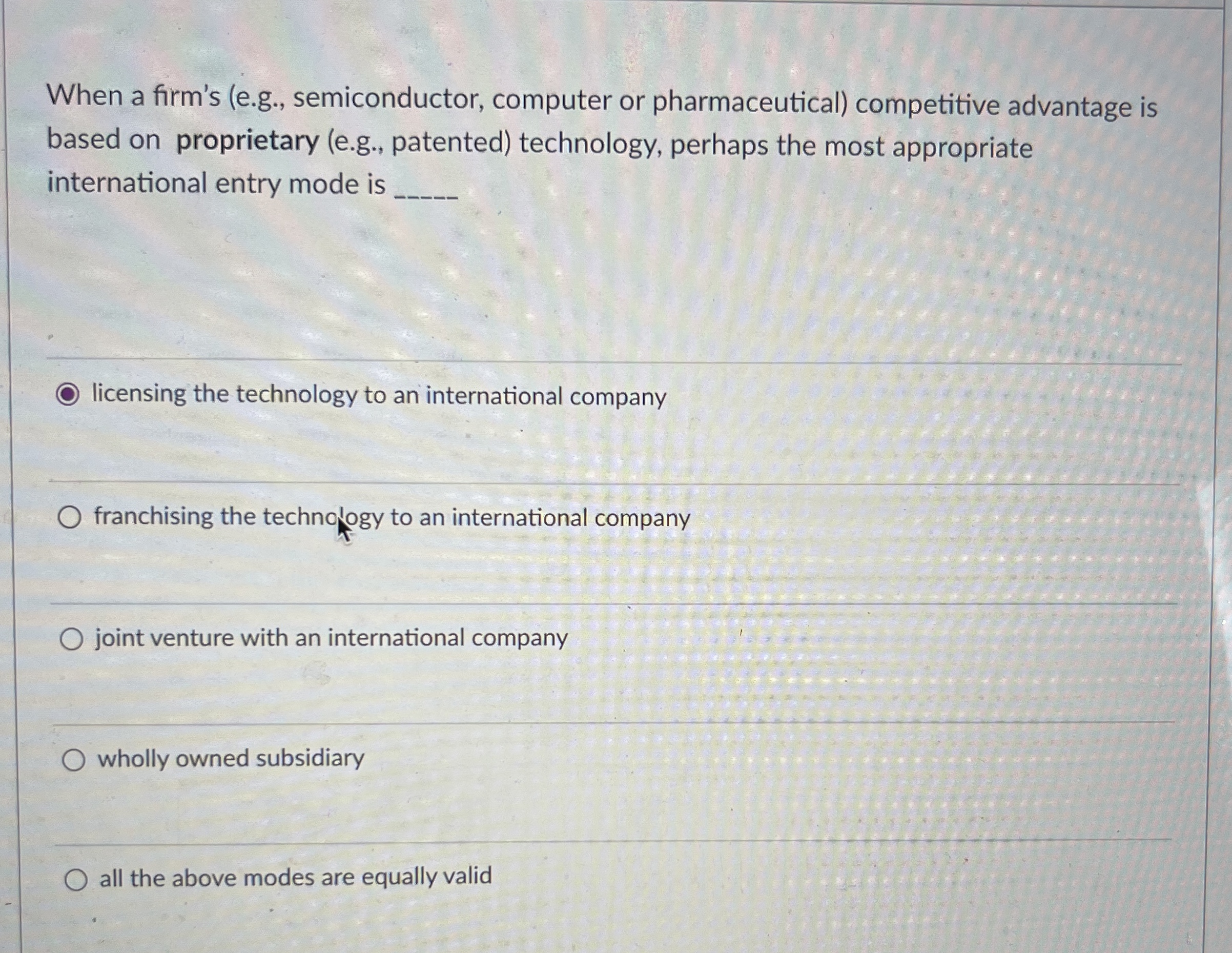 When a firm's ( e . g . , semiconductor, computer