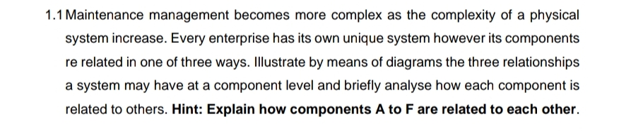 1 . 1 Maintenance management becomes more complex