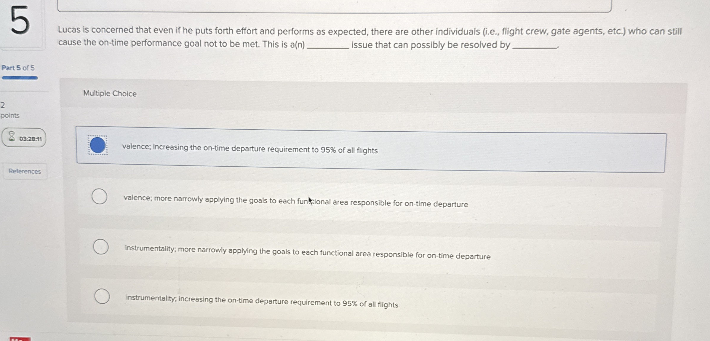 5 Lucas is concerned that even if he puts forth