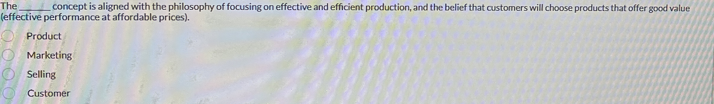 The q , concept is aligned with the philosophy of