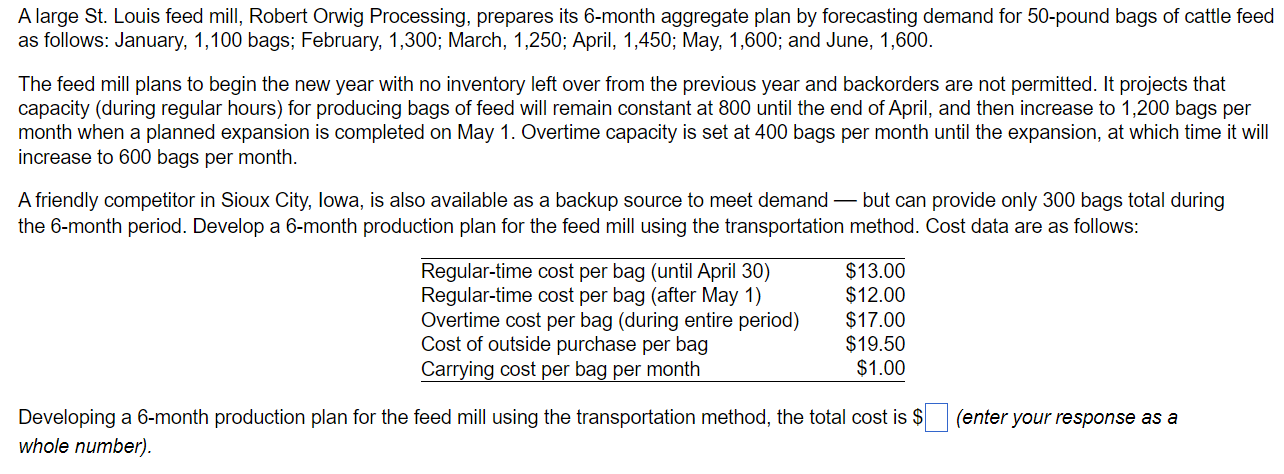 A large St . Louis feed mill, Robert Orwig