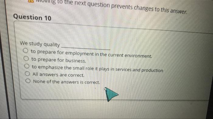 ng to the next question prevents changes to this