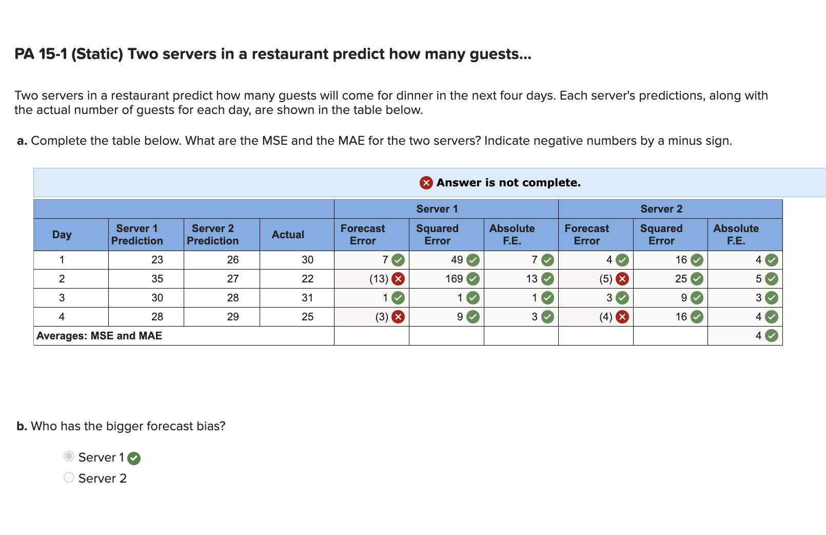 PA 1 5 - 1 ( Static ) Two servers in a restaurant
