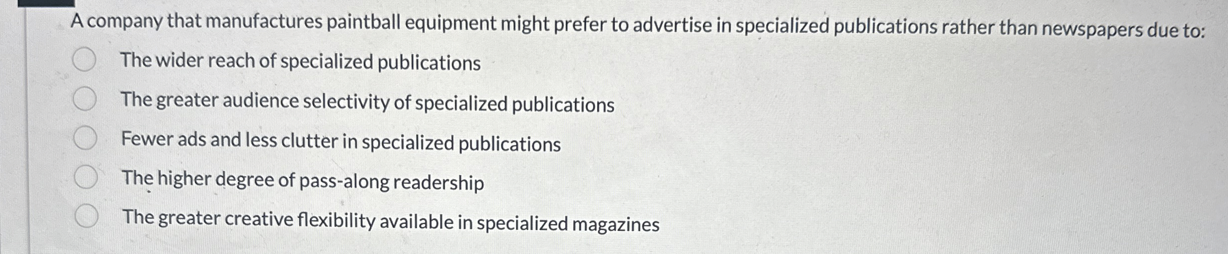 A company that manufactures paintball equipment