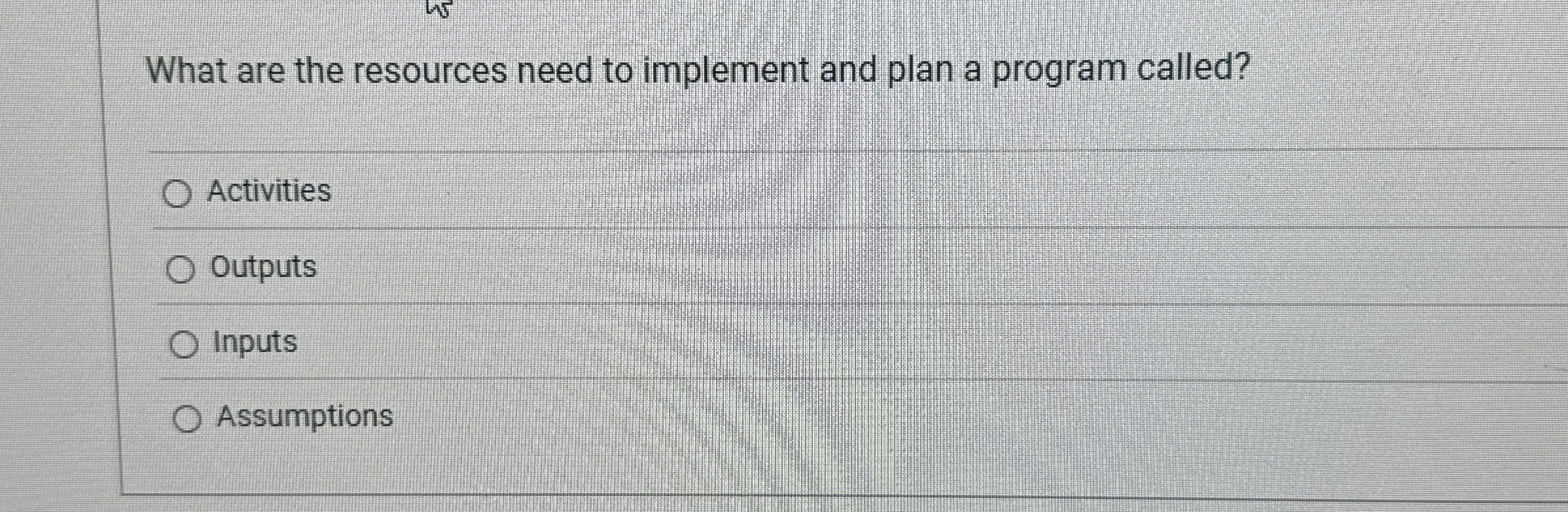 What are the resources need to implement and plan