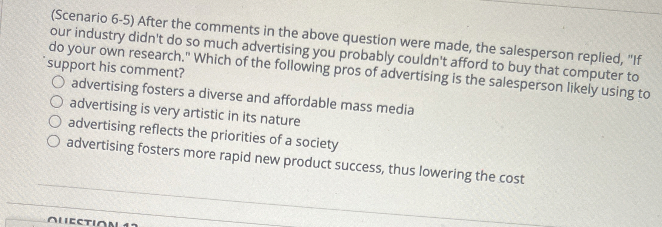 ( Scenario 6 - 5 ) After the comments in the