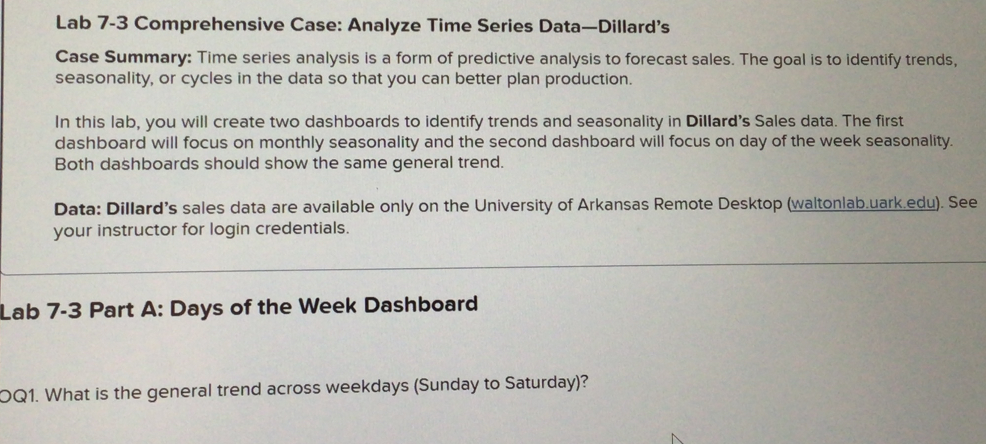 Lab 7 - 3 Comprehensive Case: Analyze Time Series