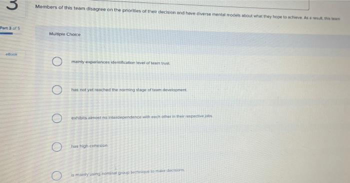 Teams: Diagnosis: Dysfunction A team is defined