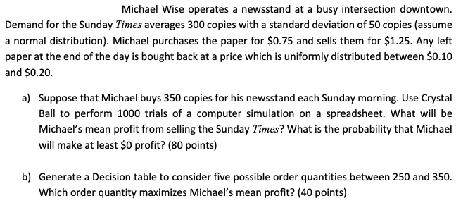 (PLEASE ANSWER USING EXCEL AND SHOW FORMULAS SO I