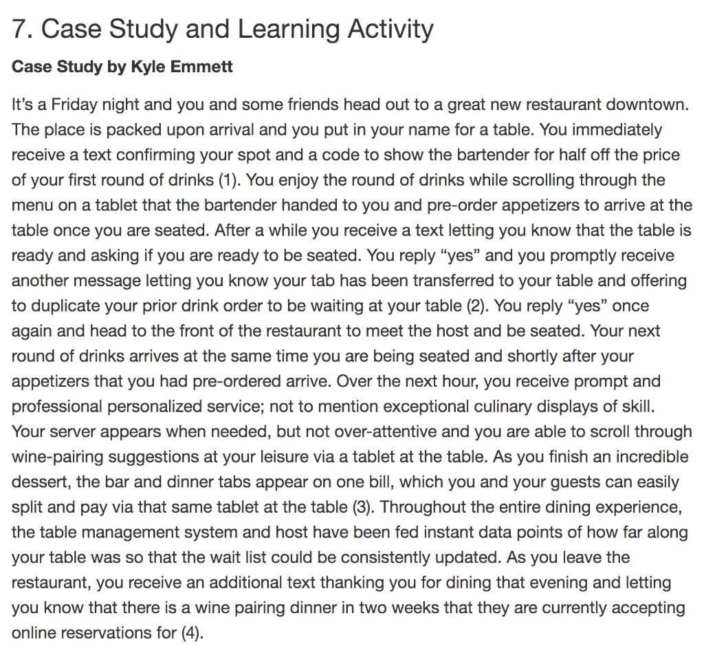 Alternatives : You must outline possible