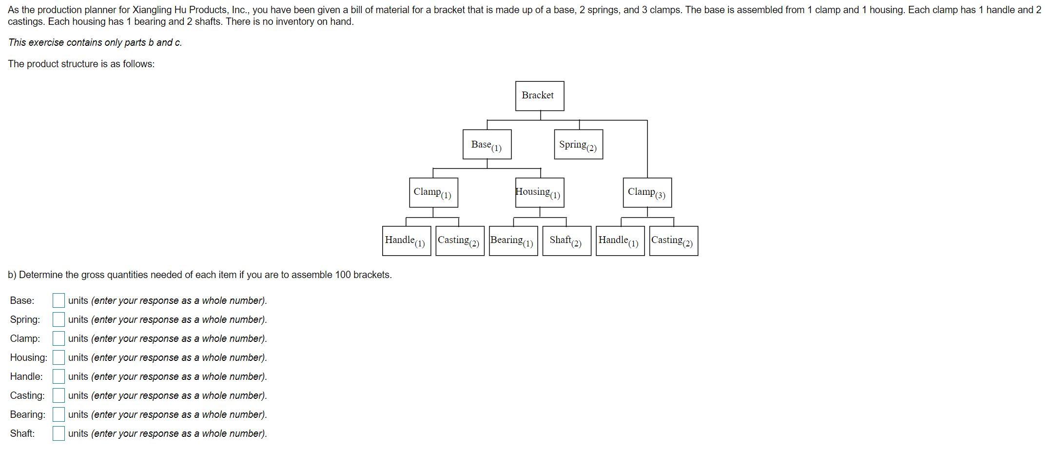 As the production planner for Xiangling Hu