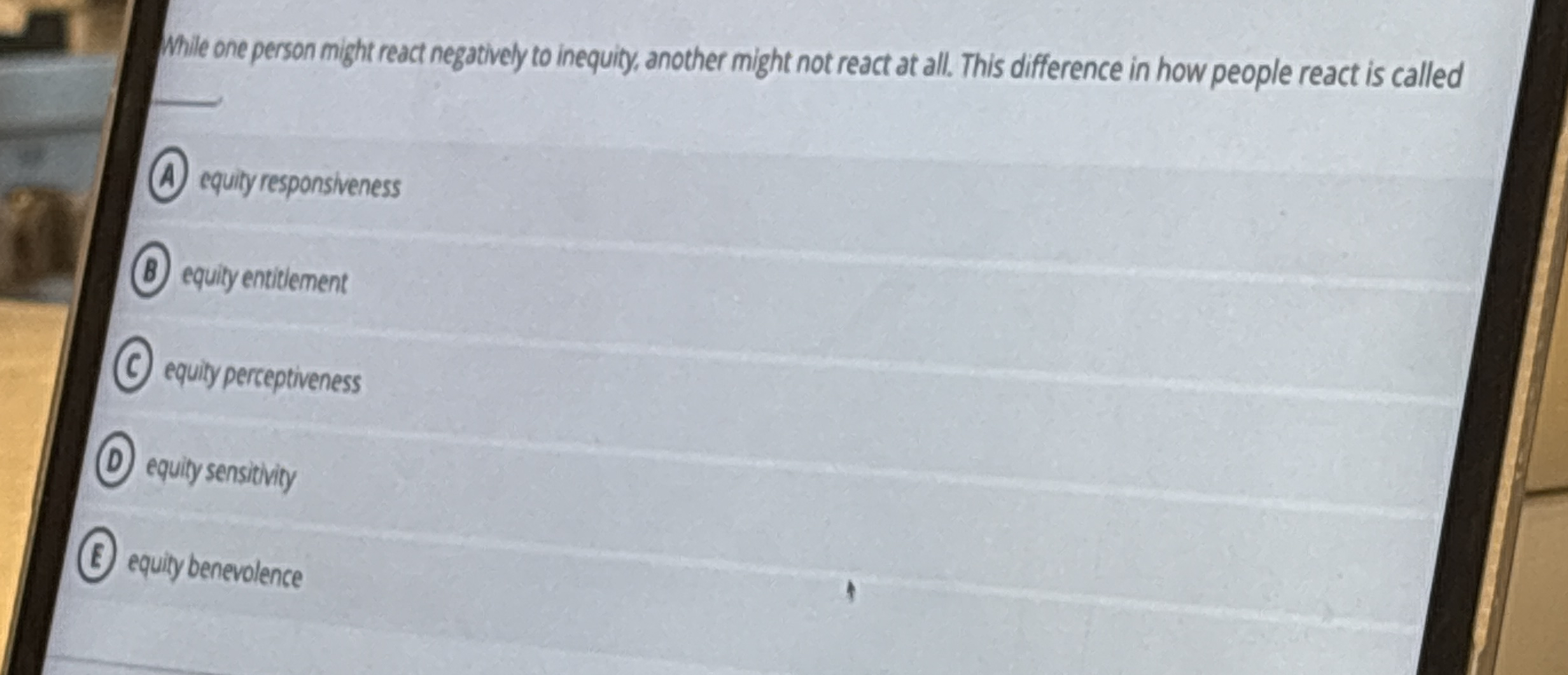 While one person might react negatively to