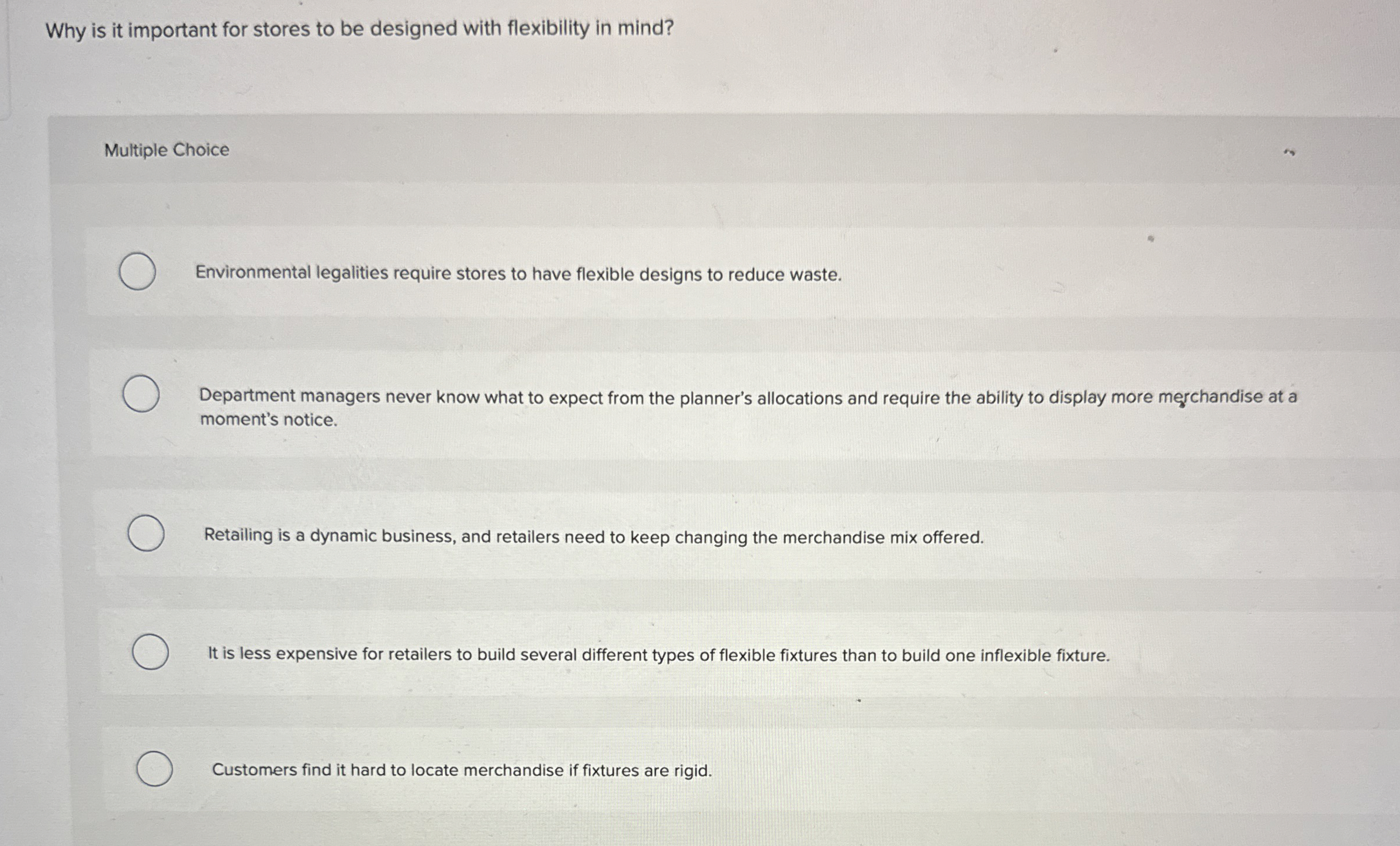 Why is it important for stores to be designed