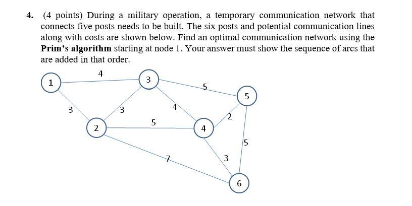 Please complete ASAP and show all work 4. (4