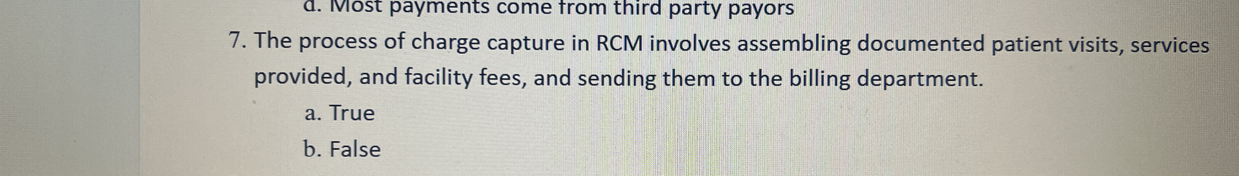 The process of charge capture in RCM involves